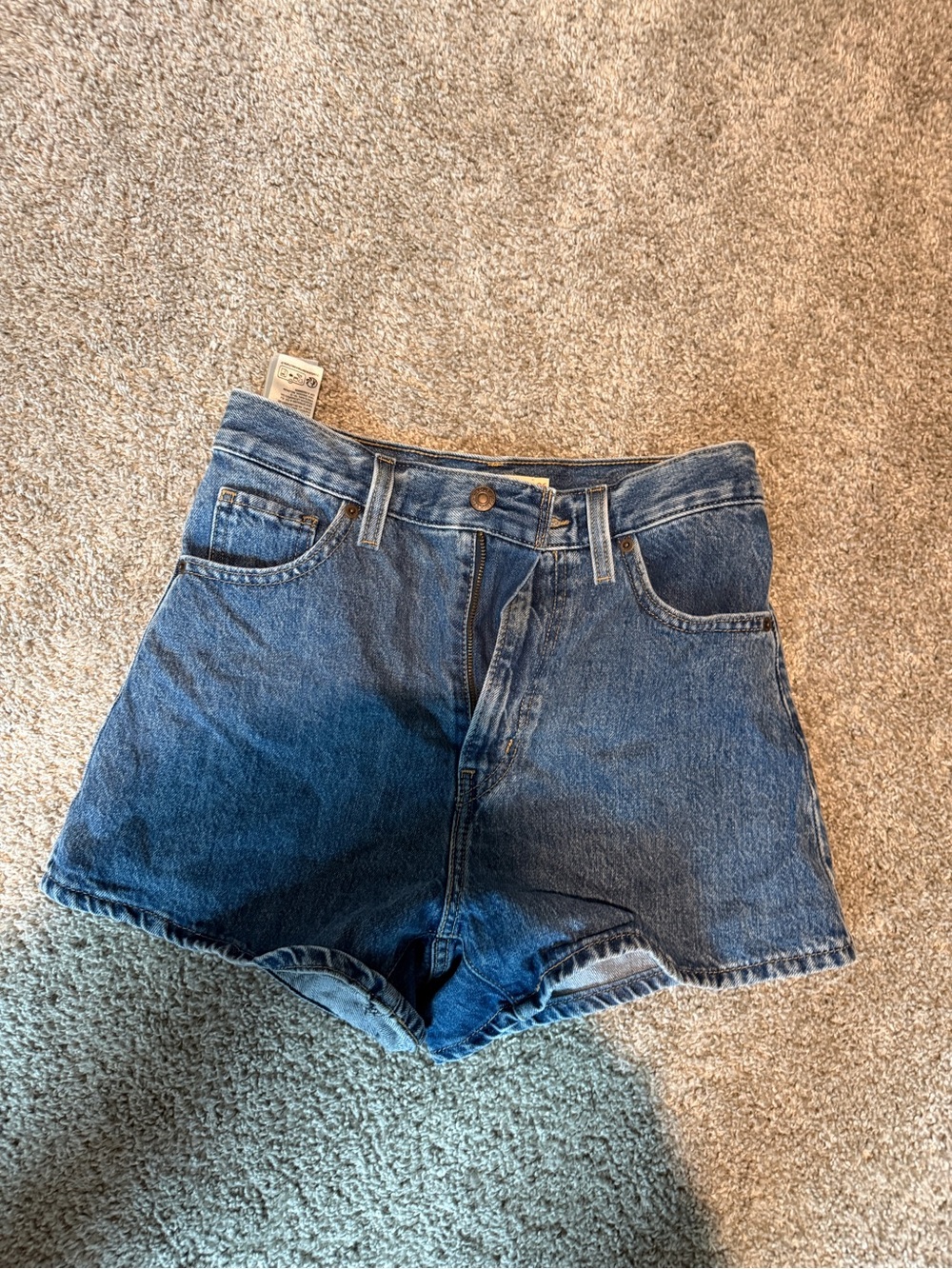 Levi's Vintage Blue Denim High-Rise Women's Shorts